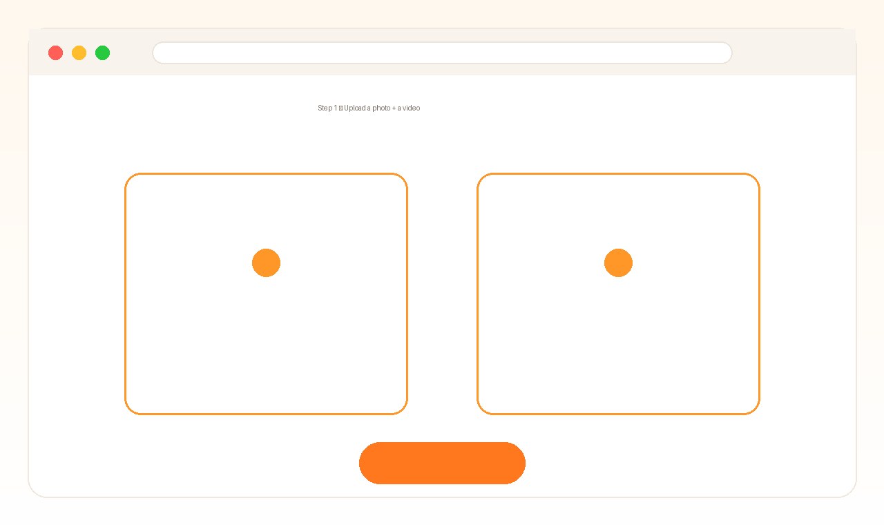 Swap the video anytime — no reprints
