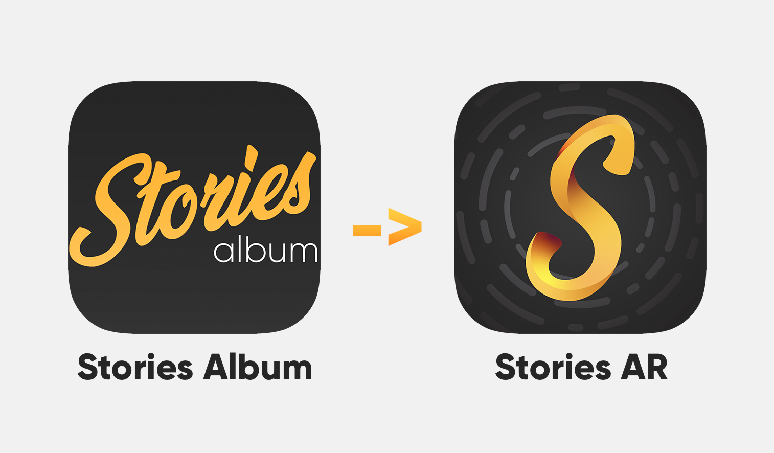 Rebranding AR platform Stories Album to Stories AR