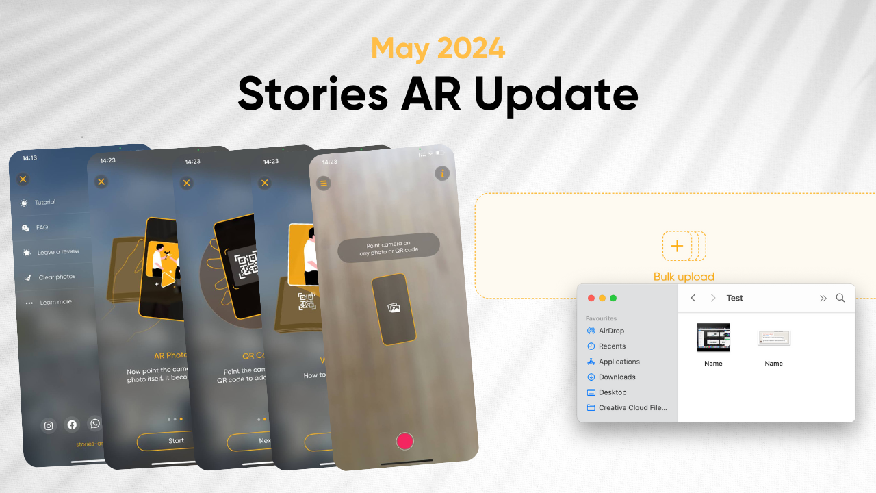 Stories AR Update | May 2024: New Design, Enhanced Features, and More Flexibility