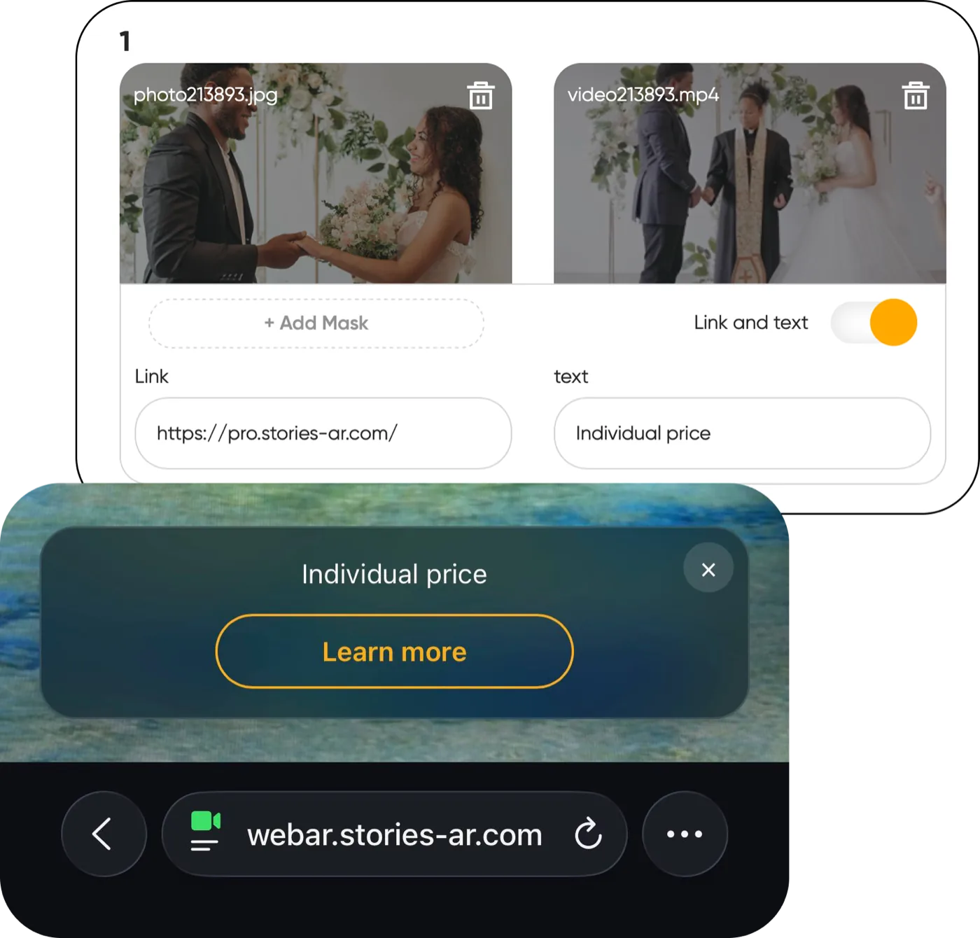 Call-to-action button