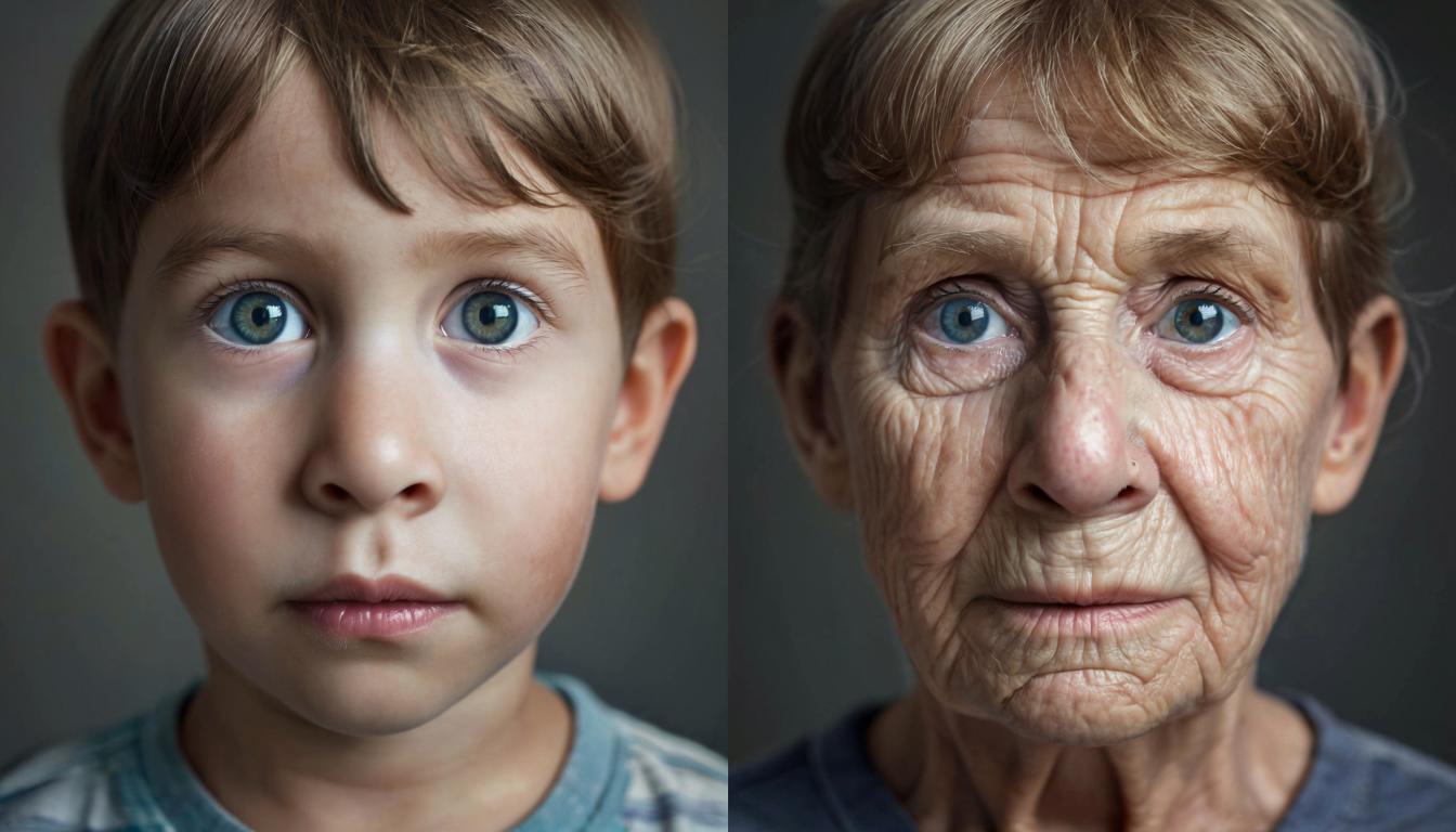How to age a child's photo using AR